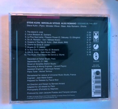 Oceans in the Sky by Kuhn, Steve (CD, 2003) for sale online Oceans in the Sky by Kuhn, Steve (CD, 2003) for sale online