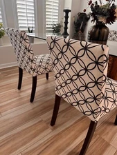 Set of 6 dinning room chairD