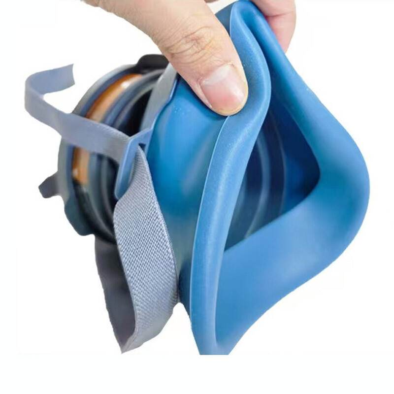 Silicone Half Face Dust Mask Paint Spray Chemical Respirator Reusable 95% Filter