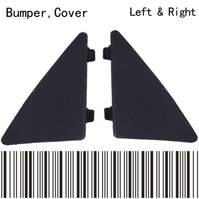 2pcs For Mazda 3 Axela BM Front Bumper Lower Grille Triangle Cap