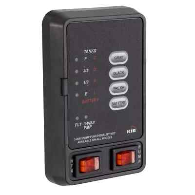 #ad #ad KIB 3 Tank Sensor Panel Monitor Black Gray Fresh Water Wire Harness RV $54.97