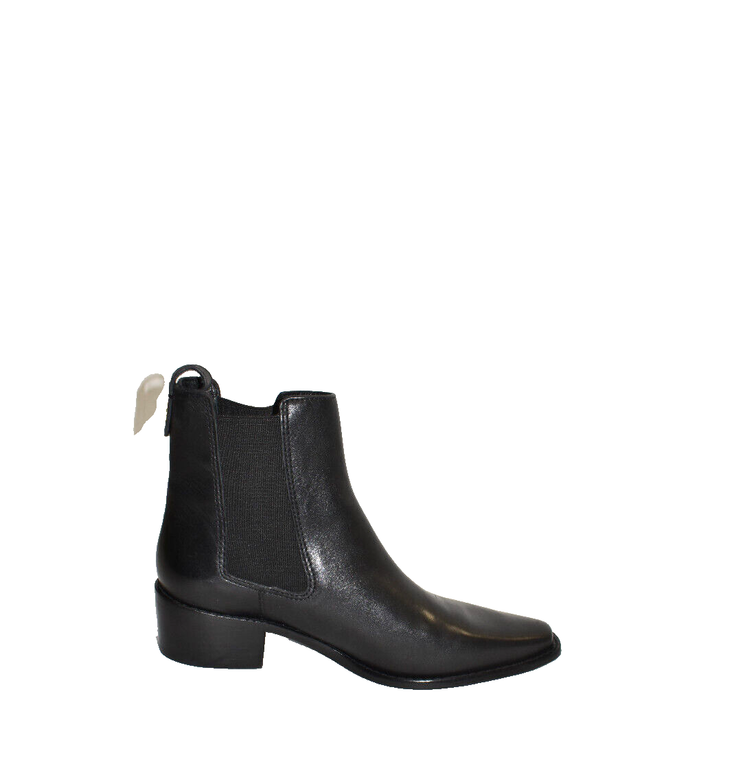 オーダー New! Tory Burch Leather 45mm Chelsea Ankle Boots Black Size 8 M