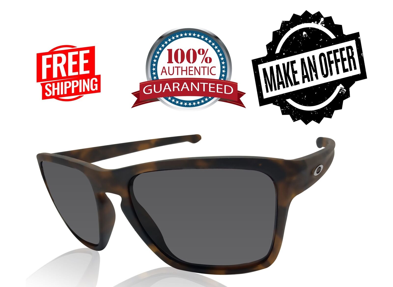 Sliver™ XL Grey Polarized Lenses, Matte Black Frame Sunglasses