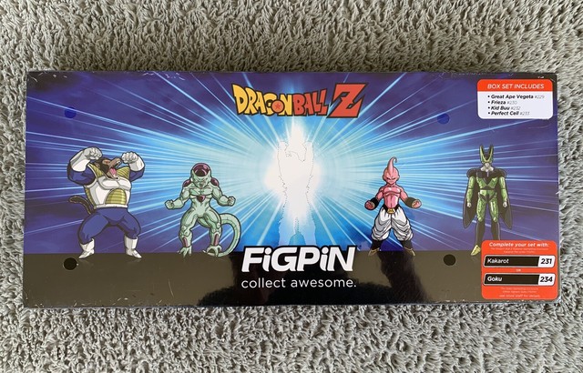 DragonBall Z DBZ Kakarot FiGPiN Collectable 4 Box Set + Preorder Goku Pin #231 | eBay