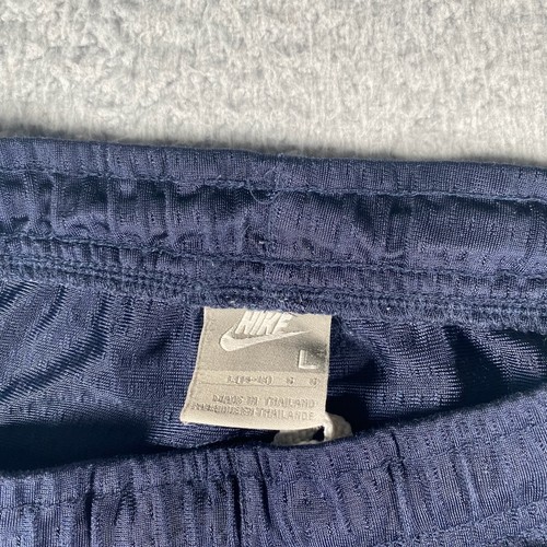 Nike Shorts Unisex Teens Large Blue White Stripe Basketball Athletic Workout - Picture 8 of 12
