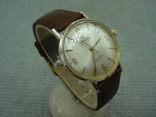 VINTAGE OMEGA SEAMASTER DEVILLE MENS WRIST WATCH VERY CLEAN 14KT BEZEL - Picture 3 of 12