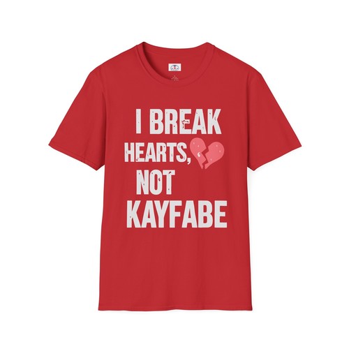 Not KAYFABE I Break Hearts T-Shirt Unisex Funny Tee Fun Gift for Wrestlers, Fans - Picture 24 of 29