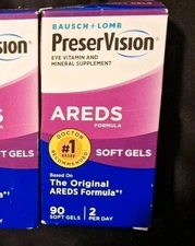 90 soft gels PreserVision AREDS Eye Vitamin Mineral Supplement