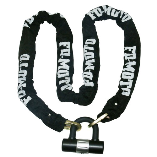 FD-MOTO 2M*10mm Heavy Duty Scooter Motorcycle Motorbike Chain Lock U Security - Picture 9 of 20