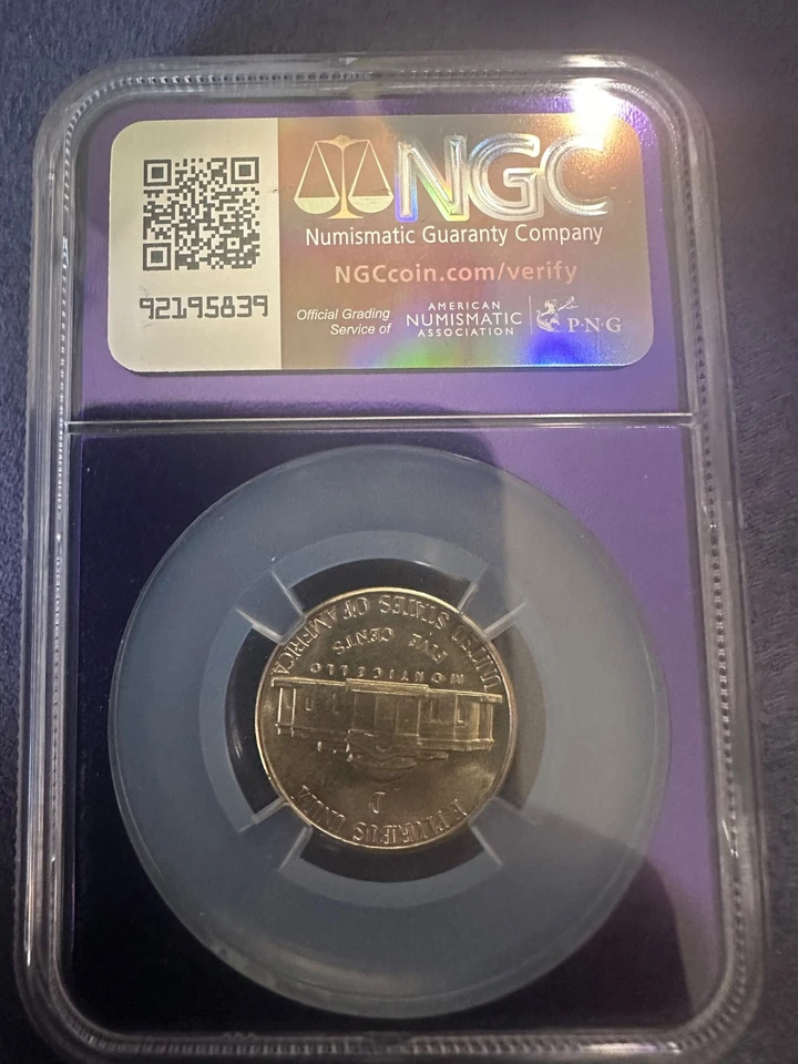 1943-D 5C MS66 5FS Jefferson Nickel Silver Great Coin! Offers Accepted! - Image 2 of 2