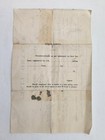 1914 antique CUNARD LINE STOP-OVER ORDER Gibraltar Naples L PARISH mediterranean — photo 2