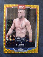 #57 Tim Elliott /50 Topps Chrome UFC 2025 Flyweight Gold Geometric Refractor