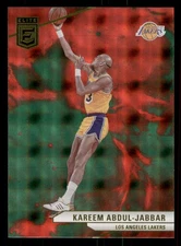 Kareem Abdul-Jabbar 2023-24 Donruss Elite #173 Inter Hyper Red and Green Lakers