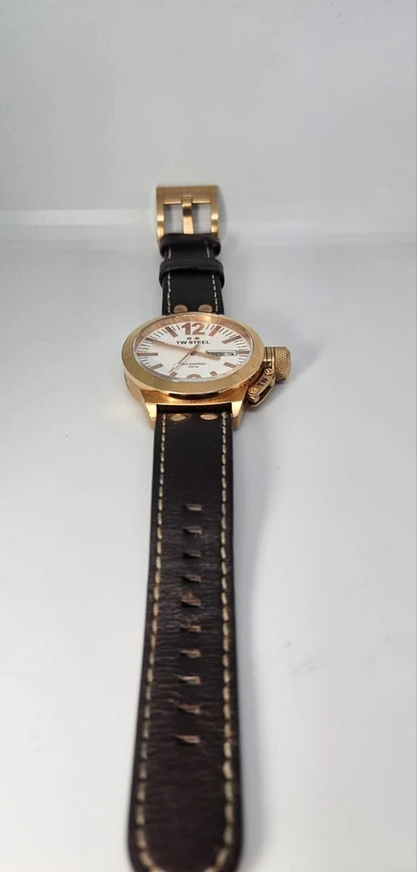 Мужские часы TW Steel CEO Canteen CE1017 розовое золото 100 м WR день/дата 45 мм - Изображение 4 из 4