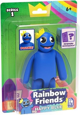 Rainbow Friends Serie 1 Actionfigur - Happy Blue - Brandneu 