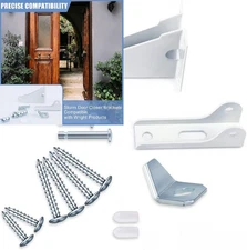 Screen Door Closer Kit, Storm Replacement Parts Compatible with White 