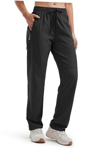 Women's Hiking Pants Lightweight Quick Dry Cargo XX-Large Regular 29" Black