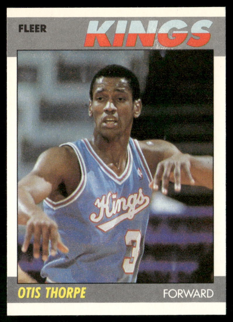 Otis Thorpe 1987-88 Fleer #109 M7