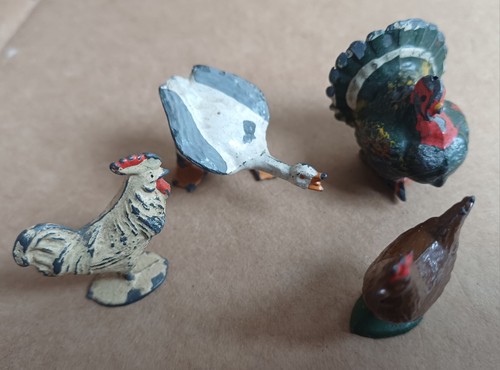 Vintage* BRITAINS * Lead Farm Animals* POULTRY* (2) - Picture 5 of 6
