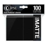 Ultra Pro Eclipse Matte Standard Deck Protector Sleeves (100Ct) Stil Jet Black