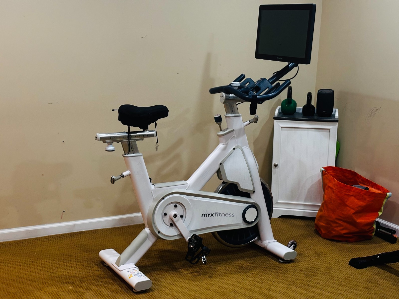 Beachbody BODi MYX II 2 Indoor Cycling Bike - Natural White - Cadence Sensor