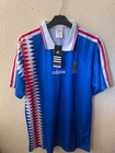 ADIDAS FRANCE SELECTION SHIRT SIZE L DEBUT ZIDANE DORSAL No. 14