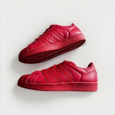Adidas Superstar Sneaker Freizeitschuhe Turnschuhe Damen Rot Größe 38