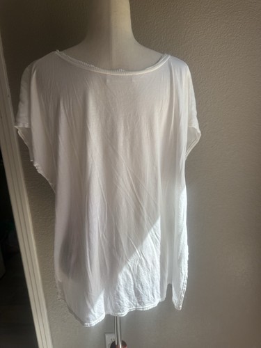 Zara Geisha Top W&B Collection Pop Art Print Asian Graphic Tee Long Small - Picture 3 of 5