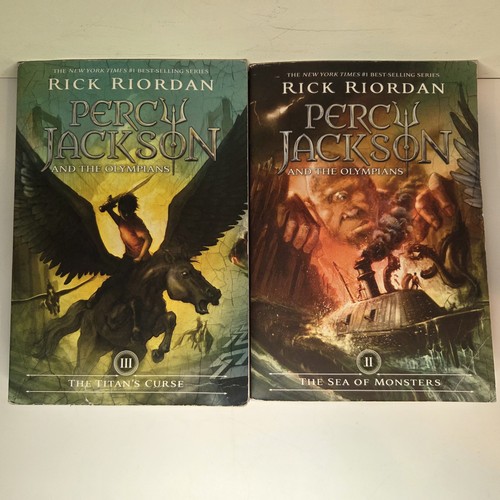 Percy Jackson & The Olympians 5 Book Set by Rick Riordan (Trade Paperback) 1 - 5 - Picture 8 of 11