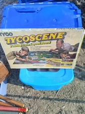 Tyco HO Mixed Lot Train Set Tracks Box Car Building Atlas Union Pacific