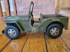 1963-Era Tonka Military Army Jeep; GR2-2431 model; "Military Jeep Universal"