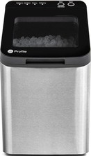 GE Profile Nugget Countertop Ice Maker Stainless Steel Removable Basket