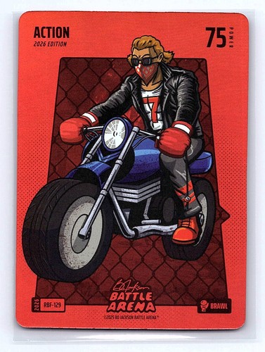 ACTION (Jackson Holliday) Bo Jackson Battle Arena #RBF-129 Red Battlefoil