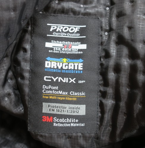 VANUCCI PANTALONI UOMO BIKER MOTO FODERATI PROOF taglia EU-56 UK-46 US-46 - Foto 13 di 15