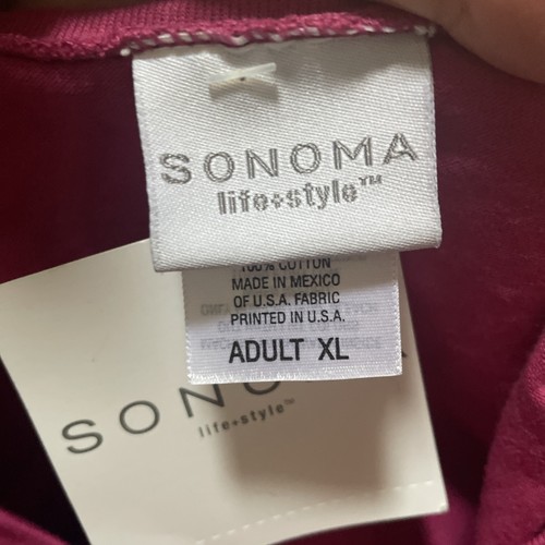 Sonoma Pistol rosa Langarm Grafik Top Größe XL neu mit Etikett - Bild 6 von 10