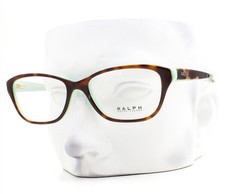 Ralph Lauren Eyeglasses RA 7020 601 Glasses Brown Tortoise on Blue 52mm No Case