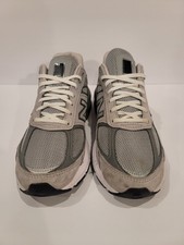 New Balance 990 v5 Castlerock Gray Womens Sneaker Made in USA Mesh Suede Sz 8.5 