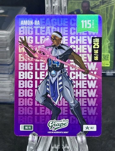 2025 Bo Jackson Battle Arena NSCC Amon-Ra Big League Chew Grape BLC-15 39/99