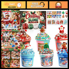Holiday Slime Kit 6 Pack - Fun Butter Slime Set for Kids, Girls  Boys