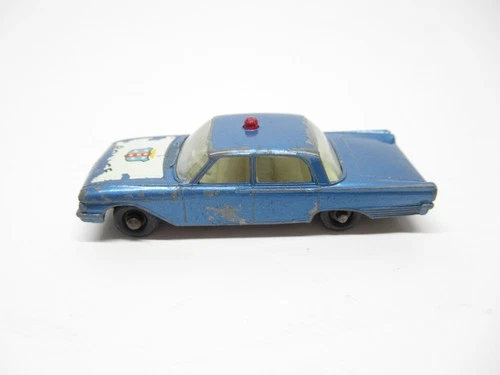 MATCHBOX LESNEY #55 BPW FORD FAIRLANE POLICE CAR