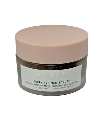 Monat Berry Refined Scrub Perfecting Exfoliator Mask 2.9 oz - New no Box
