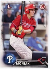 2016 Bowman Draft - Draft Picks Mickey Moniak #BD-1 Rookie Rockies