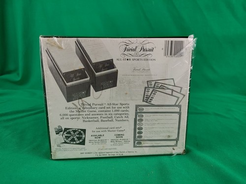 Trivial Pursuit ALL STAR SPORTS Edition Green Subsidiary Card Set FACTORY SEALED - Picture 6 of 12