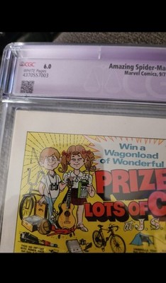 Amazing Spider-Man 124 CGC 6.0 Restore 1st Man-Wolf John Romita Cover Bronze Key