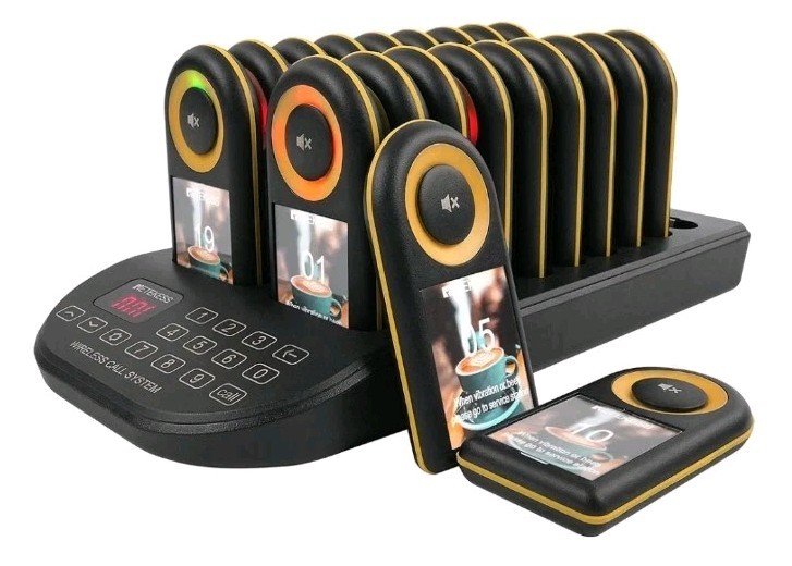 RETEKESS TD169 Wireless Calling System Pager Restaurant PC Function 20 Pagers