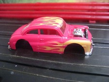 New Aurora Afxtras Pink 49 Mercury Coupe Body With Flames