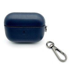 NWT NAVY BLUE Smooth Leather Case for Apple AirPods Pro 2