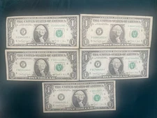 5ea. 1988A Web Press BankNotes F/V