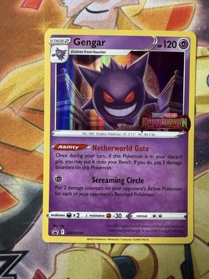 Pokemon Gengar SWSH241 Black Star Promo Lost Origin Prerelease