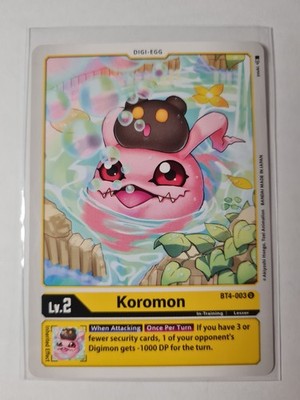 Digimon Koromon · BT4-003 · U · Great Legend · Englisch · NM